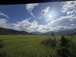小屋からの景色