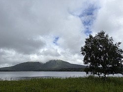 曇りの燧ヶ岳